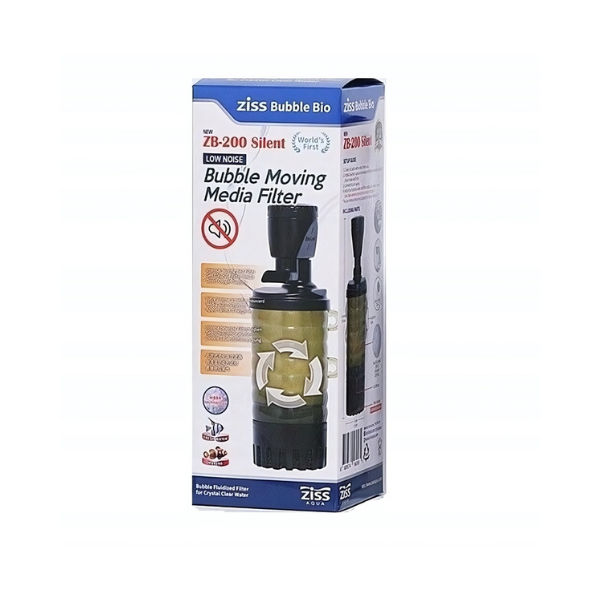 Ziss ZB-200 Silent Bubble Moving Media Filter
