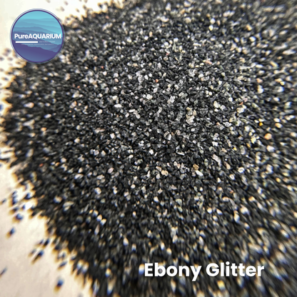 PureAquarium Natural Sand – Ebony Glitter - 5KG