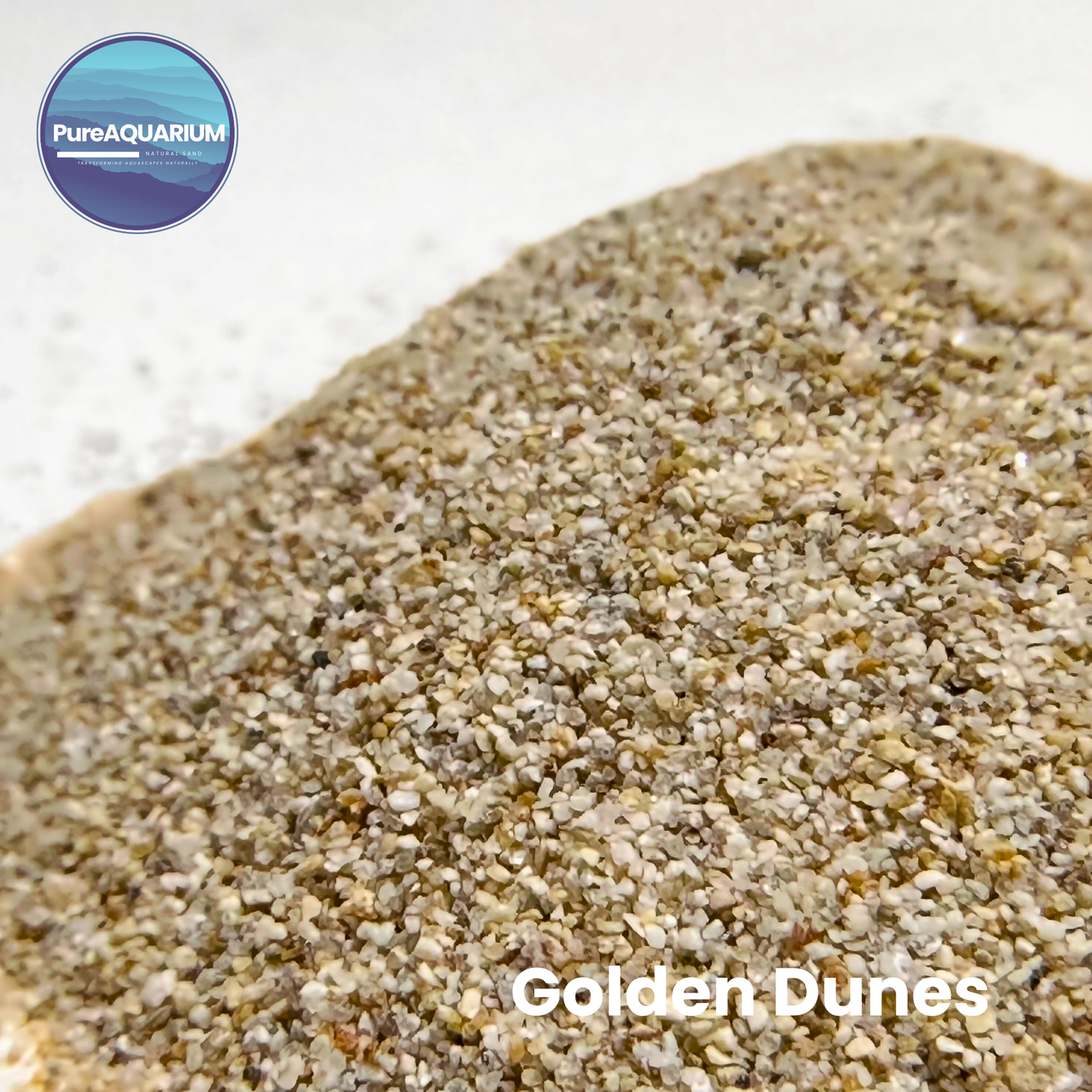 PureAquarium Natural Sand – Golden Dunes - 5KG