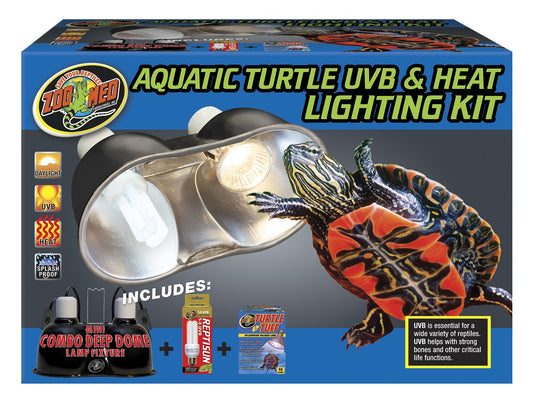 Aquatic Turtle UVB & Heat Lighting Kit