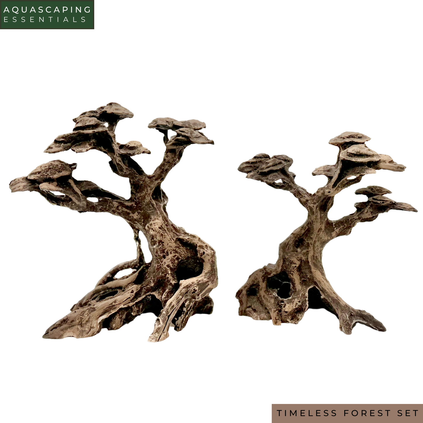 Timeless Forest Set Resin Bonsai Tree