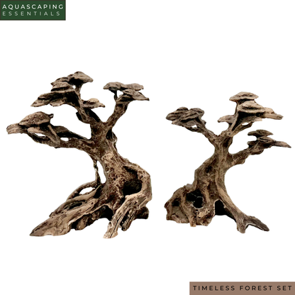 Timeless Forest Set Resin Bonsai Tree