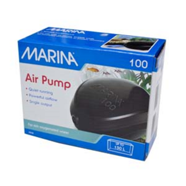 Marina Air Pump 100 Single Outlet 75-150L Aquarium