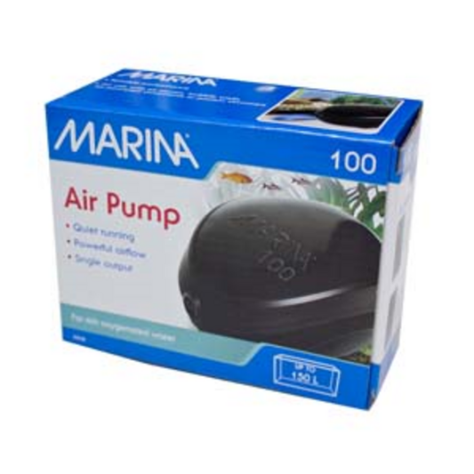 Marina Air Pump 100 Single Outlet 75-150L Aquarium