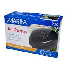 Marina Air Pump 200 Twin Outlet 125-225L Aquarium